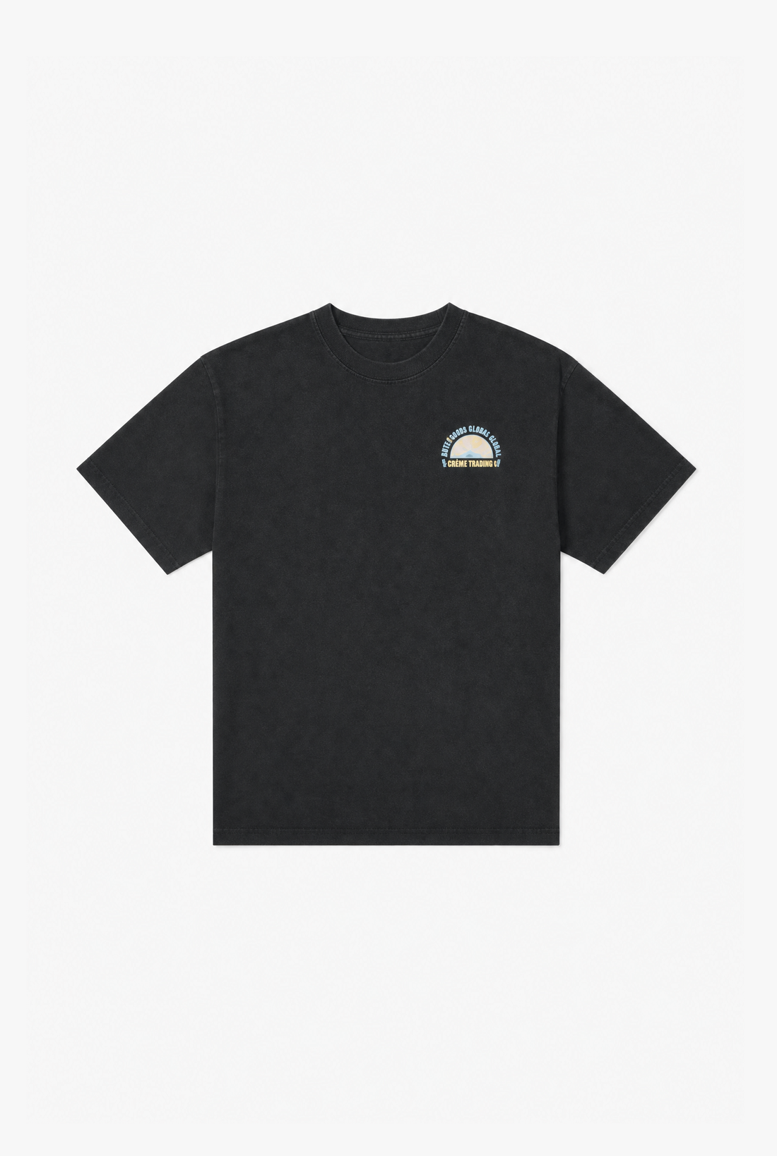 Black heavyweight graphic t-shirt by Sulta Studios