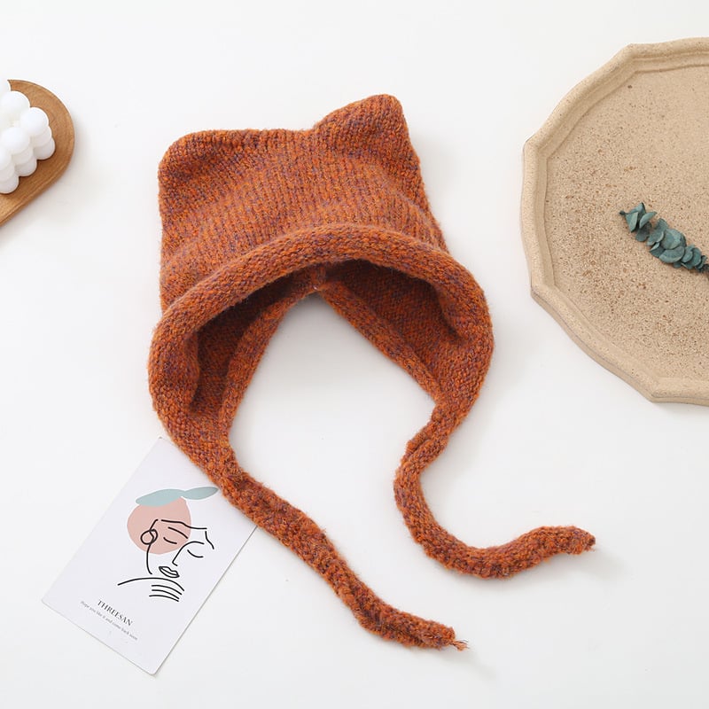 Cat Ear Wool Hat — women's hats accessories by Blnka Kollective