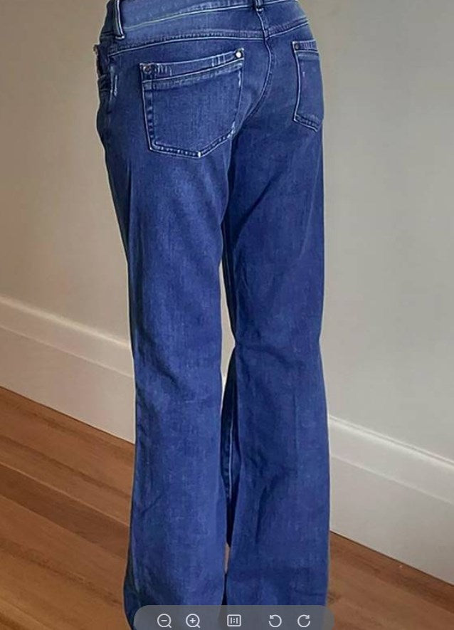 Blue Wide Leg Denim — women's jeans by Blnka Kollective