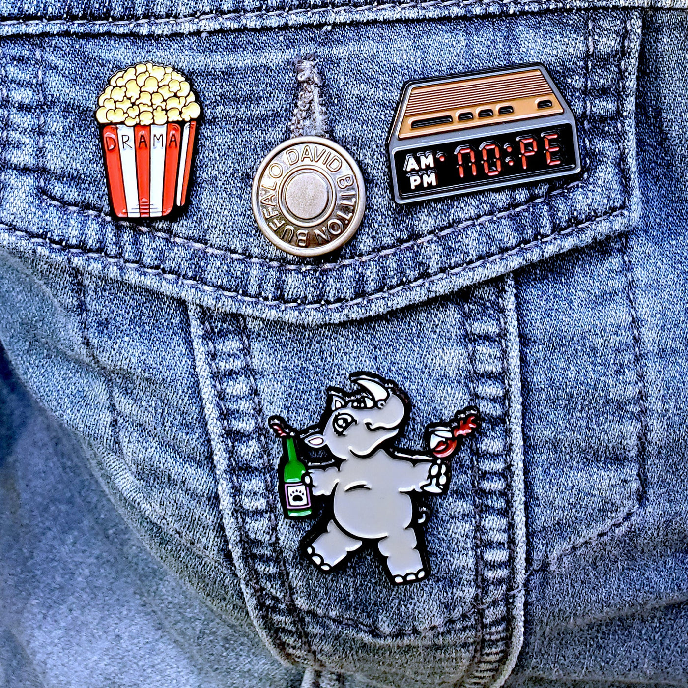 Whino Enamel Pin — accessories by Blnka Kollective