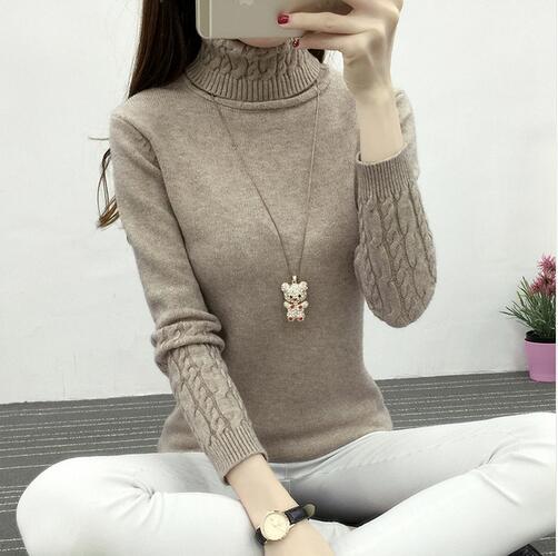 High Neck Wool Knit