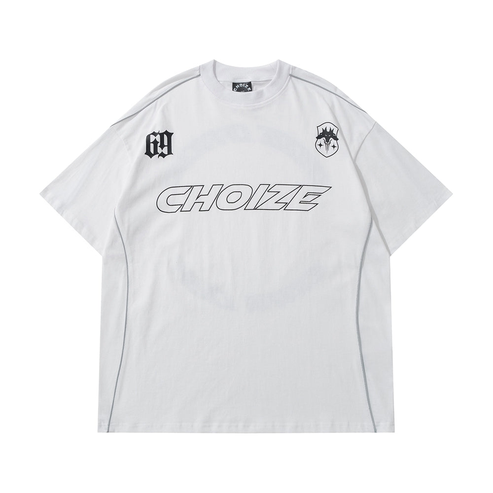 Reflective Strip Tee — men's black graphic t-shirts by Blnka Kollective