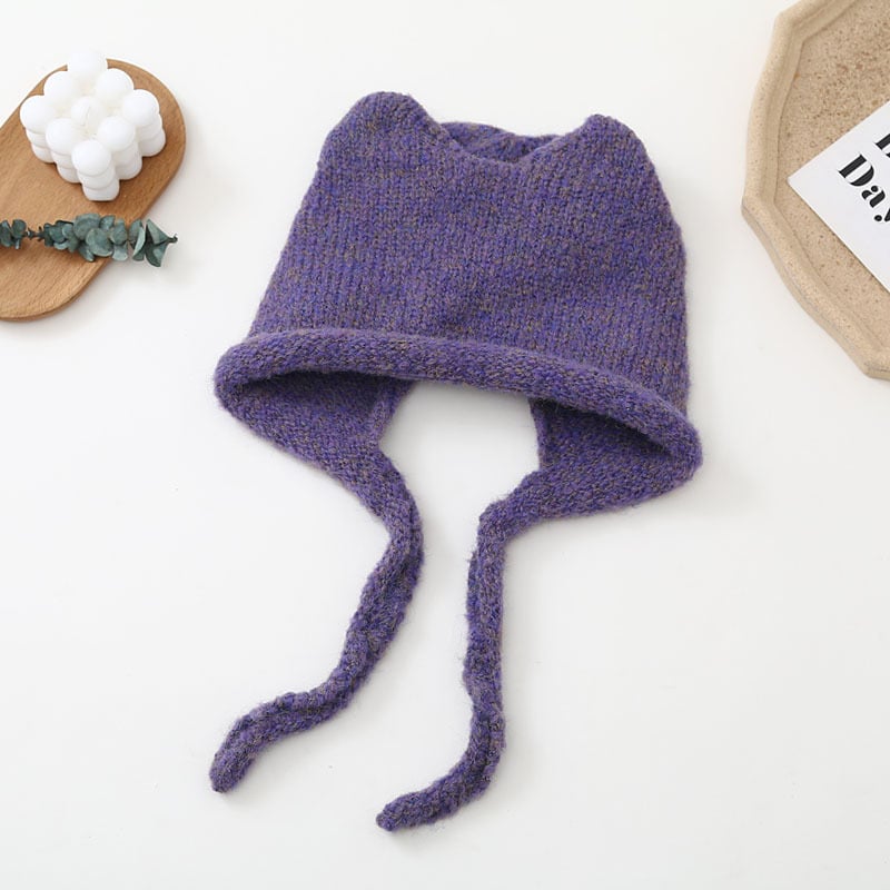 Cat Ear Wool Hat — women's hats accessories by Blnka Kollective