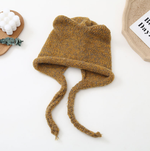 Cat Ear Wool Hat — women's hats accessories by Blnka Kollective