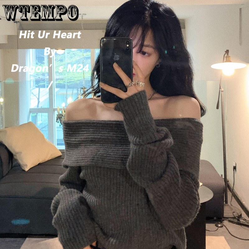 Off Shoulder Knit — women's sweaters by Blnka Kollective