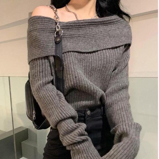 Off Shoulder Knit — women's sweaters by Blnka Kollective