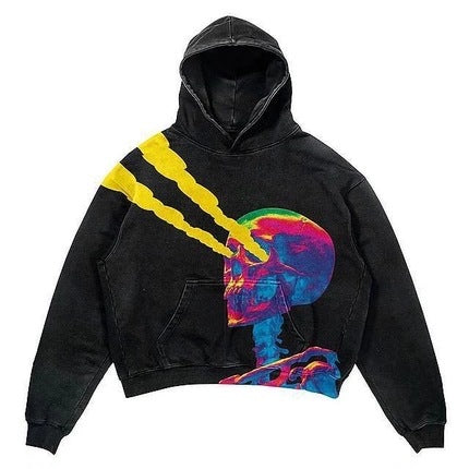 Punk Print Hoodie