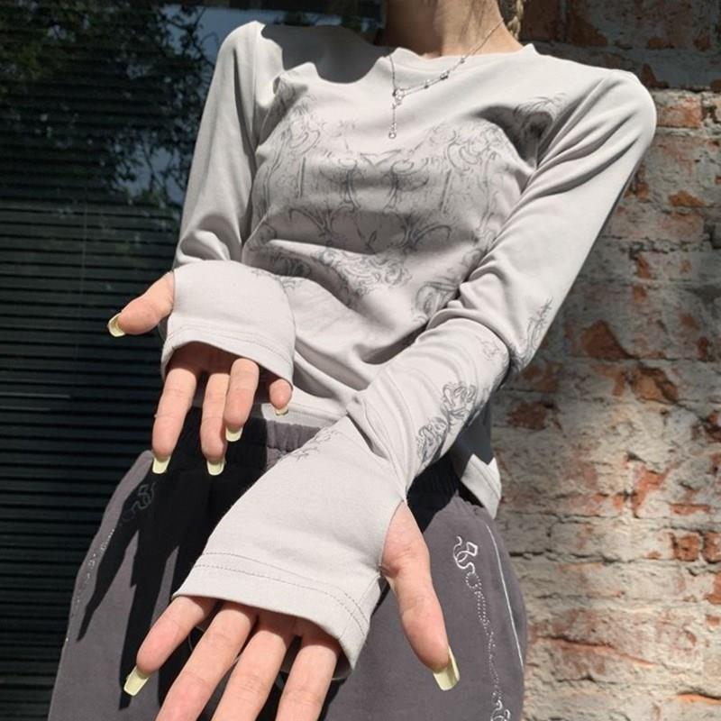 Retro Graphic Longsleeve — women's long sleeve t shirts t-shirts by Blnka Kollective
