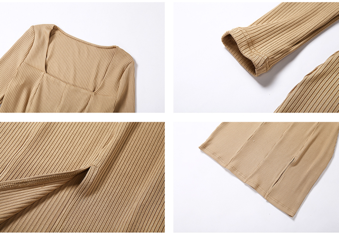 High Slit Knit Dress — women's dresses by Blnka Kollective
