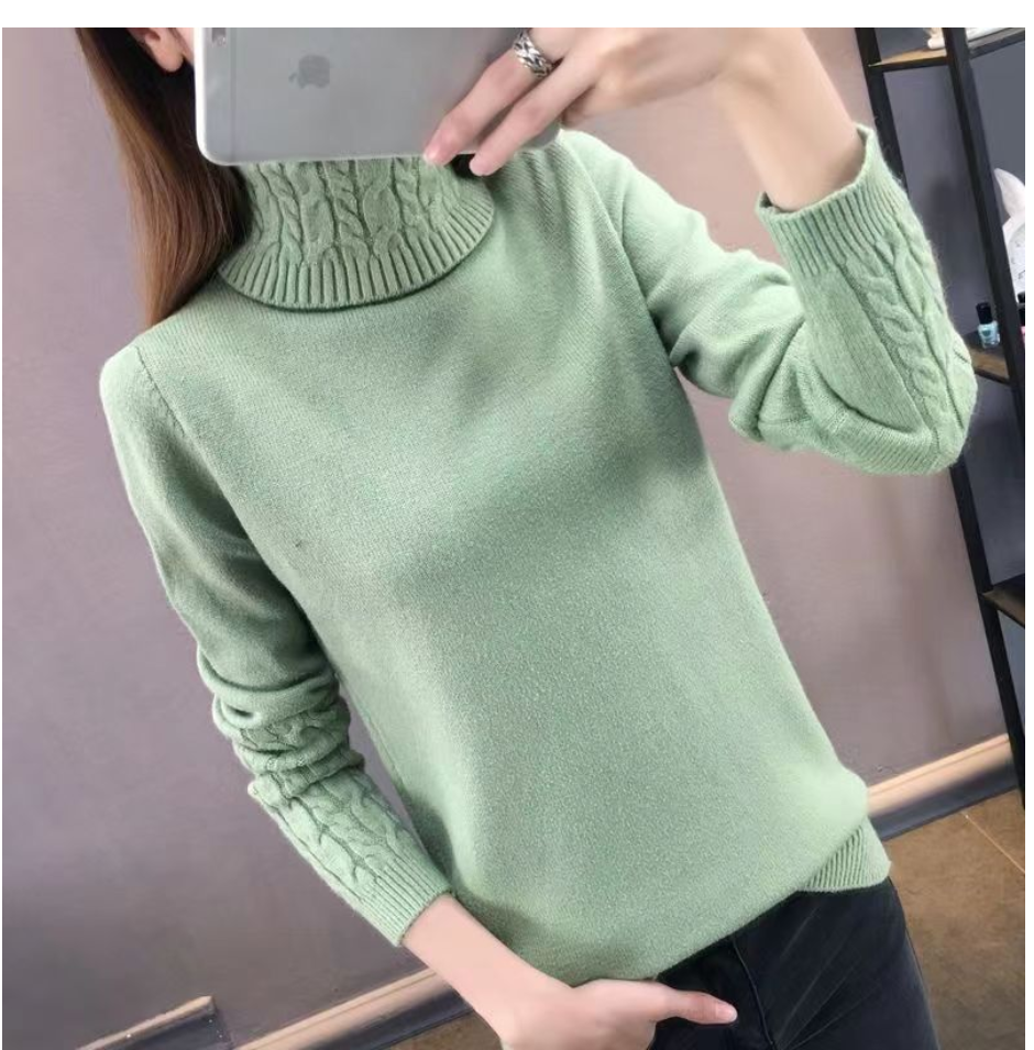 High Neck Wool Knit — women's turtleneck sweaters by Blnka Kollective