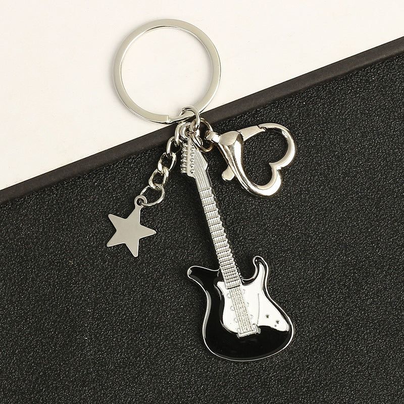 Guitar Pentagram Keychain — accessories by Blnka Kollective
