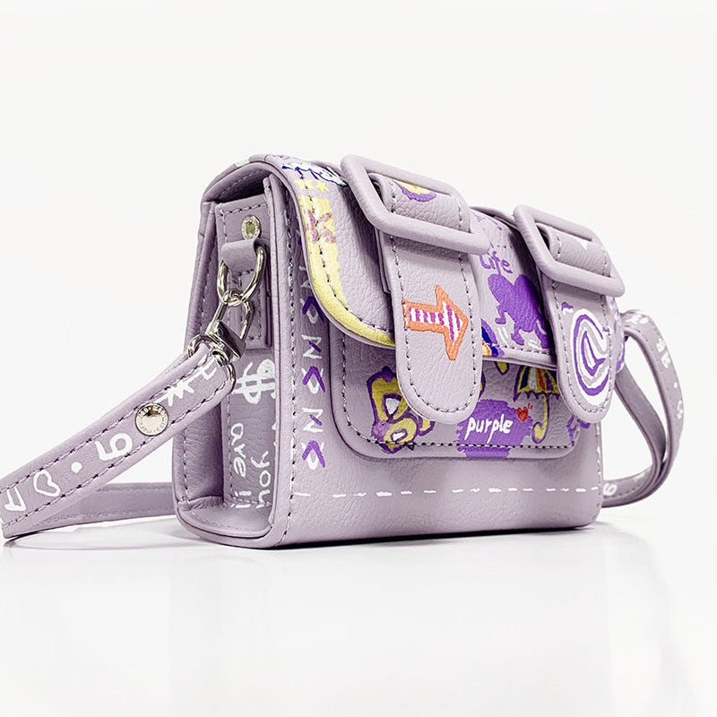 Mini Graffiti Crossbody — bags black accessories by Blnka Kollective