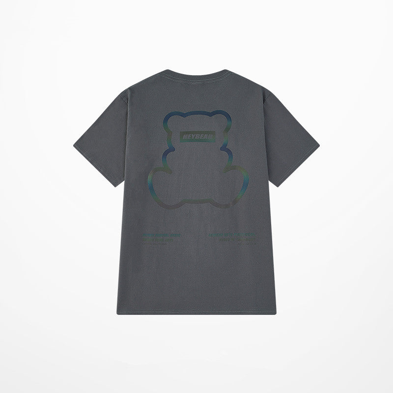 Colorful Reflective Oversized Tee — black graphic t-shirts by Blnka Kollective