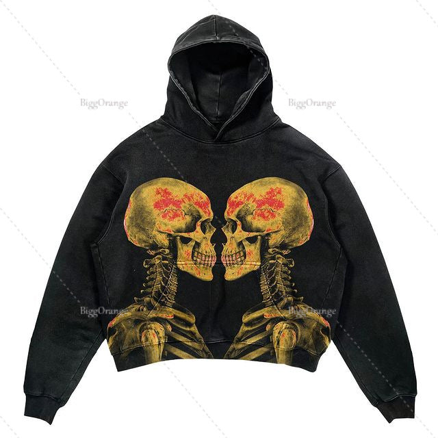 Punk Print Hoodie
