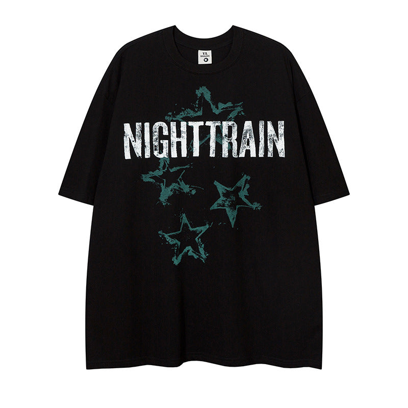 American Oversize Tee — men's black graphic t-shirts by Blnka Kollective