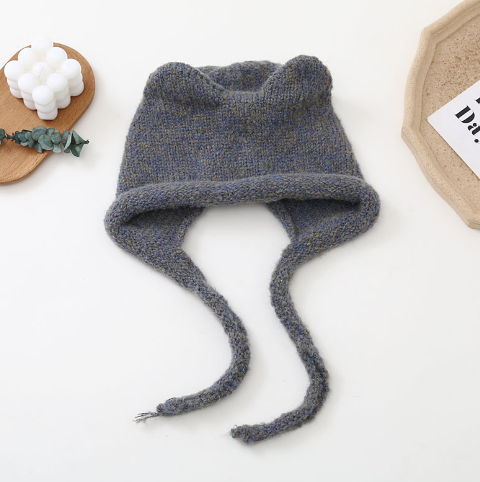 Cat Ear Wool Hat — women's hats accessories by Blnka Kollective