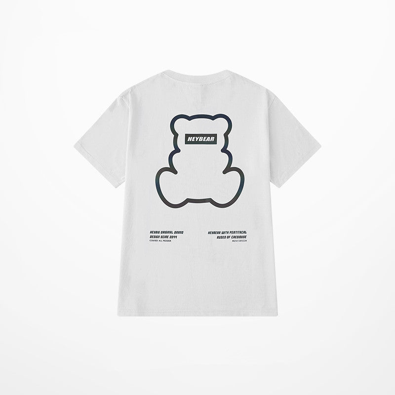 Colorful Reflective Oversized Tee — black graphic t-shirts by Blnka Kollective