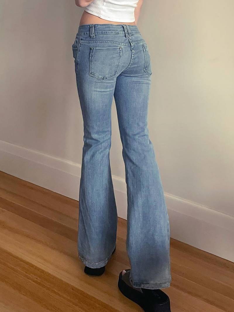 Blue Wide Leg Denim — women's jeans by Blnka Kollective