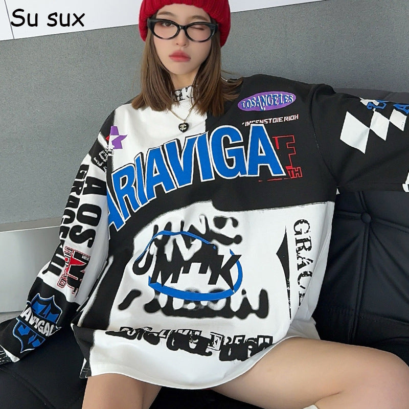 Black Graffiti Longsleeve