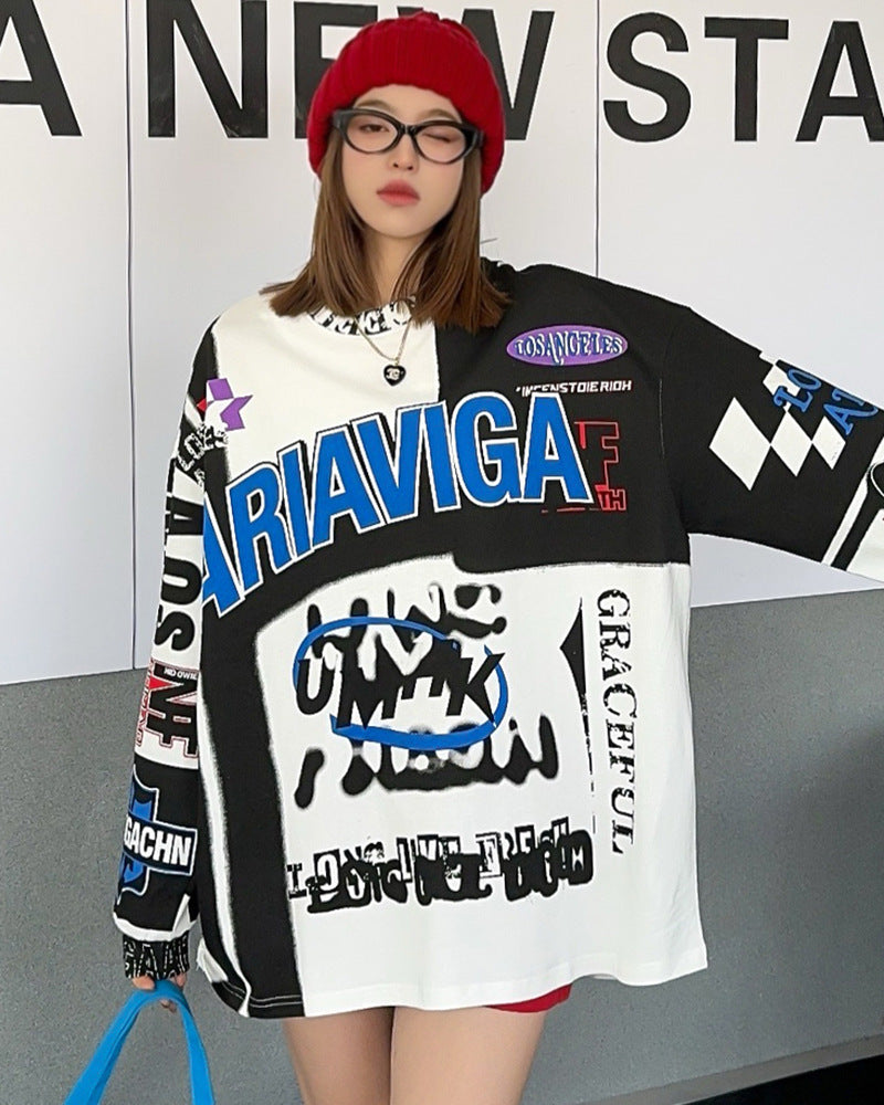 Black Graffiti Longsleeve