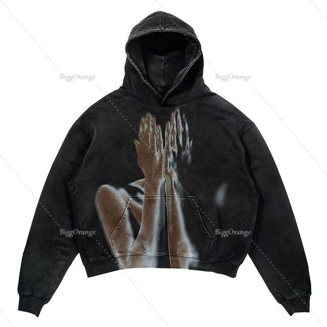 Punk Print Hoodie — graphic hoodies & sweatshirts by Blnka Kollective