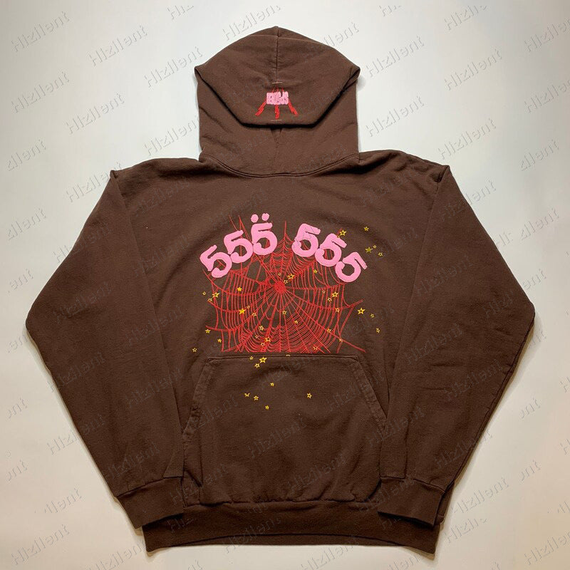 Street Hooded Sweatshirt — brown red hoodies & sweatshirts by Blnka Kollective