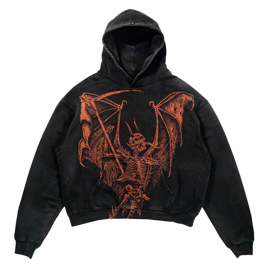 Punk Print Hoodie