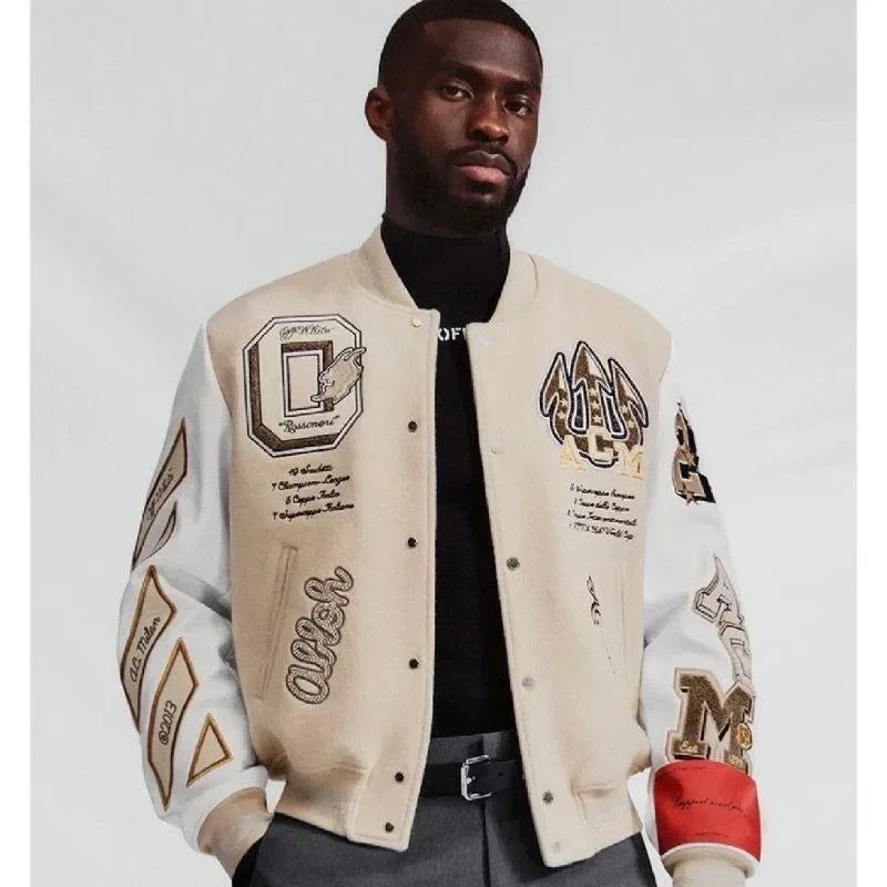 Embroidered Varsity Jacket — jackets outerwear by Blnka Kollective