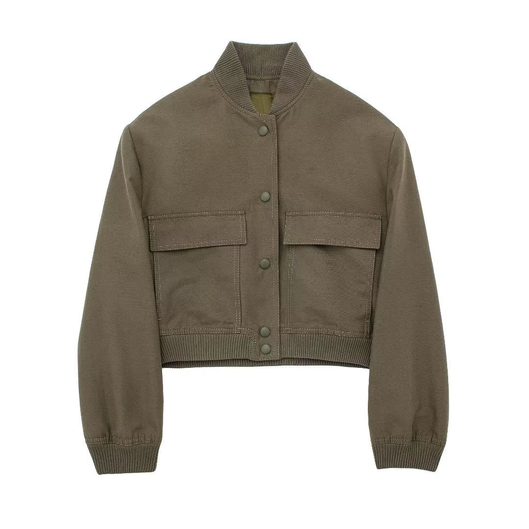 Pocket Army Jacket — women's jackets pockets outerwear by Blnka Kollective