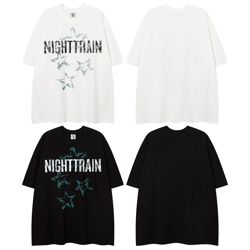 American Oversize Tee — men's black graphic t-shirts by Blnka Kollective