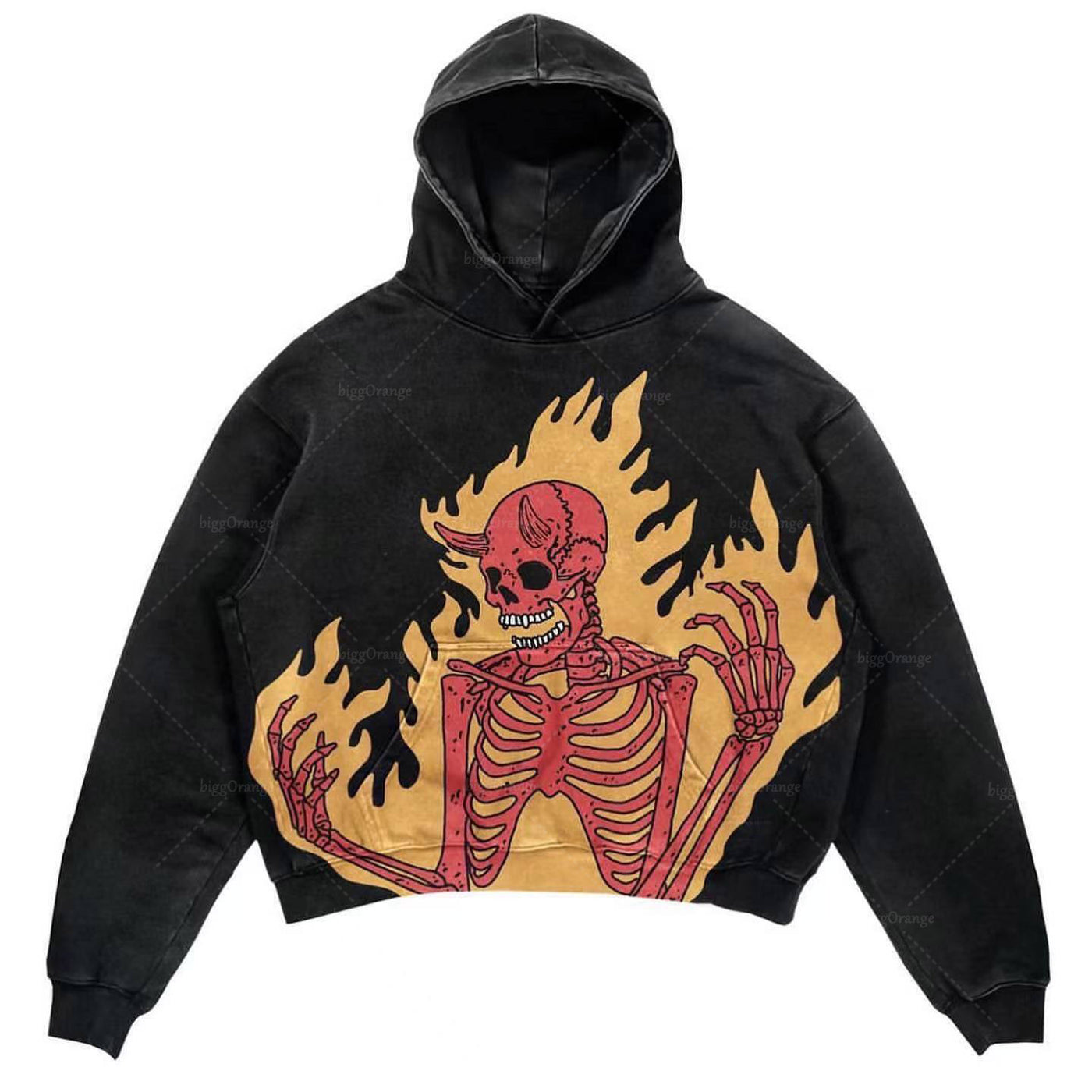 Punk Print Hoodie