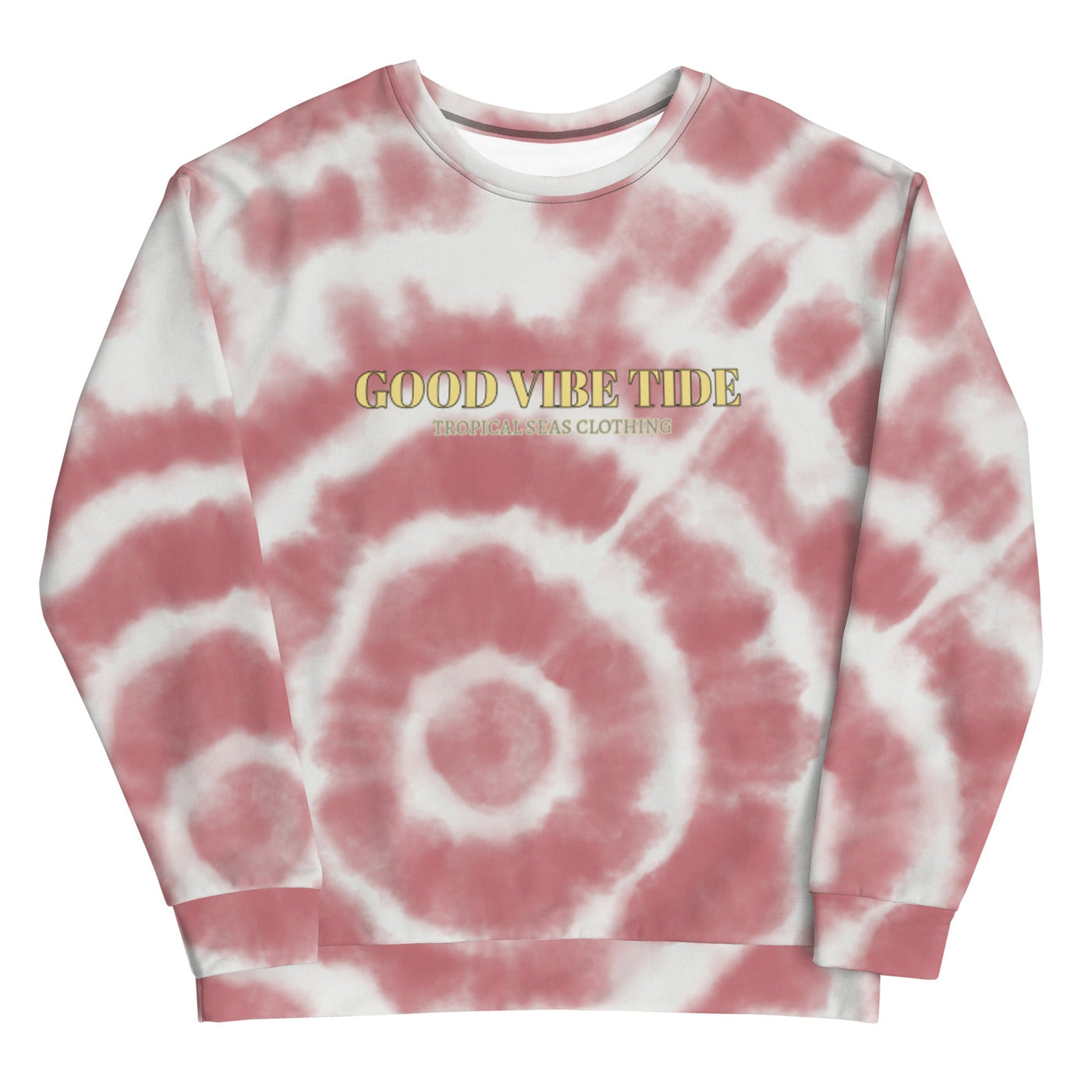 Red Tie-Dye Vibe — tropical sweaters by Blnka Kollective
