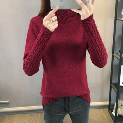 High Neck Wool Knit — women's turtleneck sweaters by Blnka Kollective