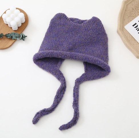 Cat Ear Wool Hat — women's hats accessories by Blnka Kollective