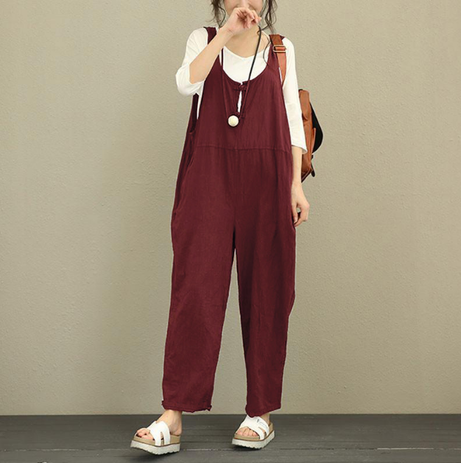 Studio Dungarees — women's black navy bottoms by Blnka Kollective