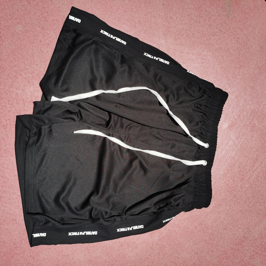 Retro Sport Shorts — black white shorts by Blnka Kollective