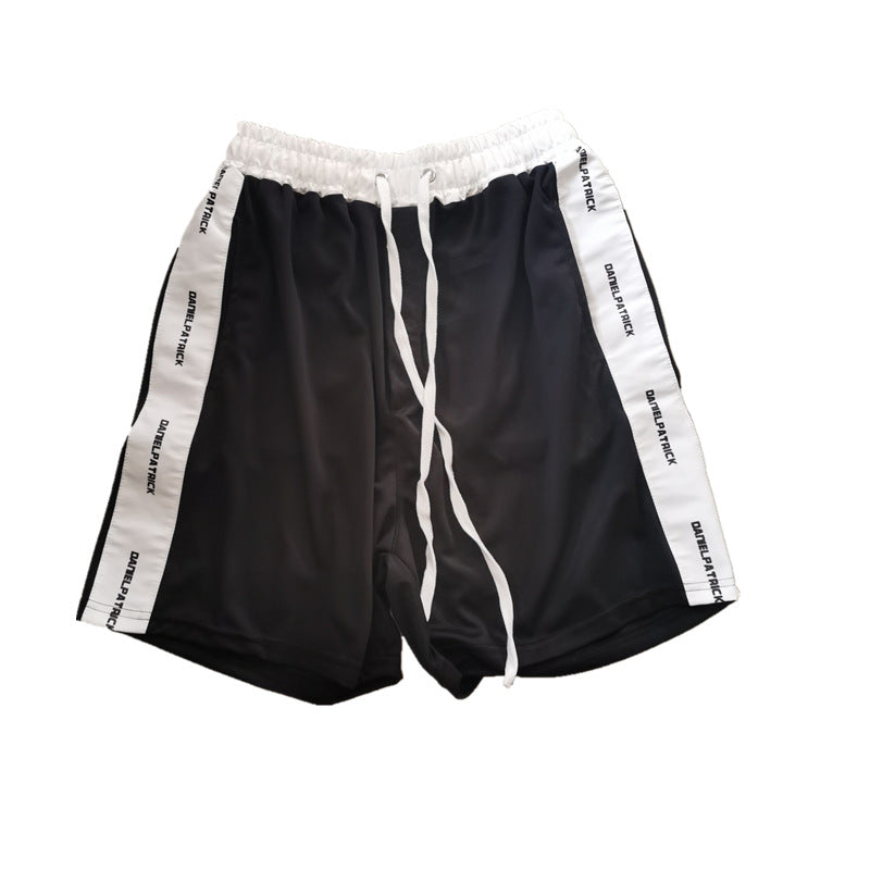 Retro Sport Shorts — black white shorts by Blnka Kollective