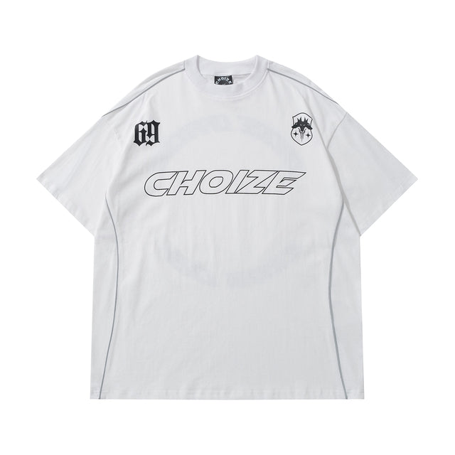 Reflective Strip Tee — men's black graphic t-shirts by Blnka Kollective