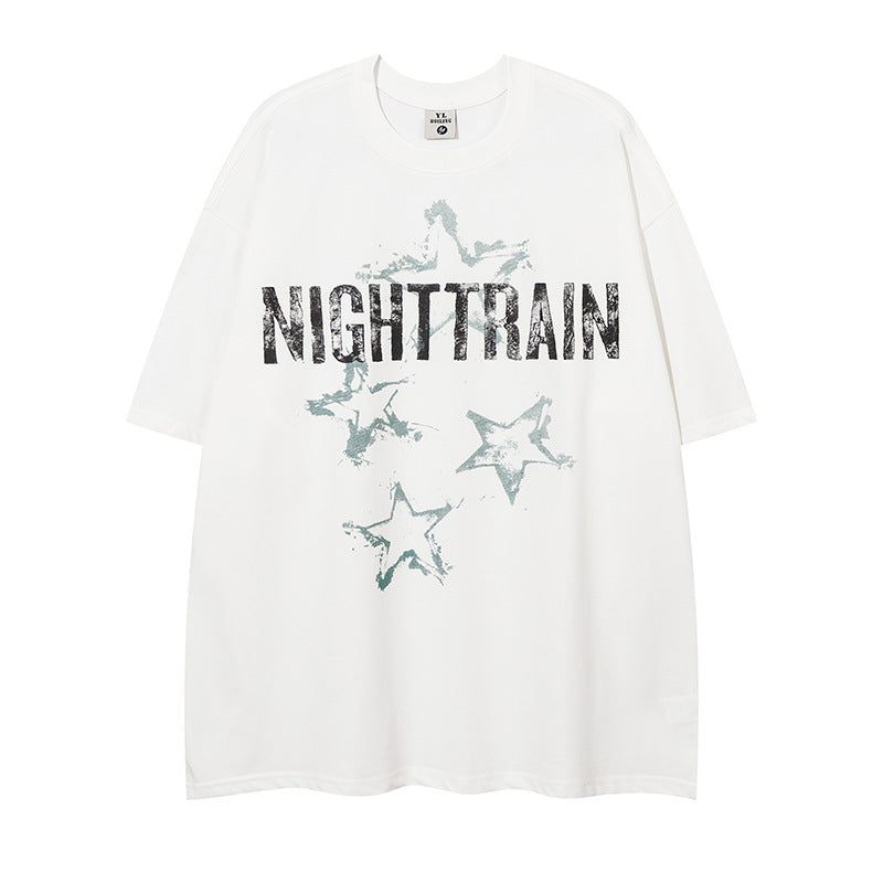 American Oversize Tee — men's black graphic t-shirts by Blnka Kollective