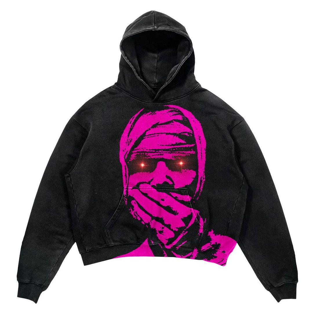 Punk Print Hoodie