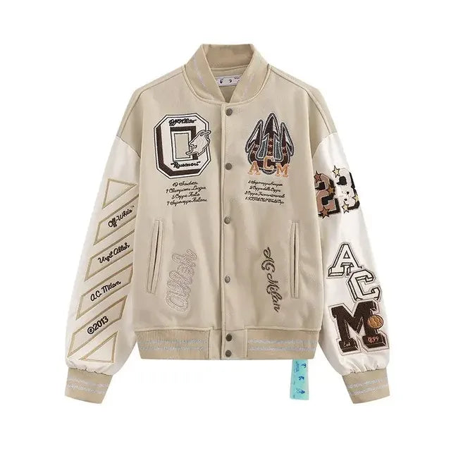 Embroidered Varsity Jacket — jackets outerwear by Blnka Kollective