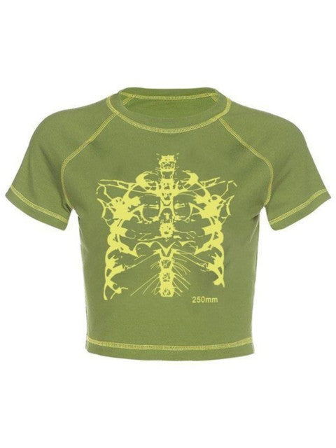 Skull Girl Tee — graphic t-shirts by Blnka Kollective