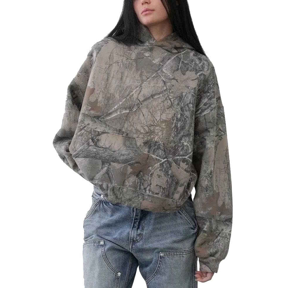 Leopard Camo Hoodie — oversized hoodies & sweatshirts by Blnka Kollective
