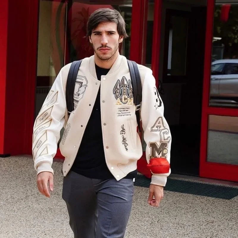 Embroidered Varsity Jacket — jackets outerwear by Blnka Kollective