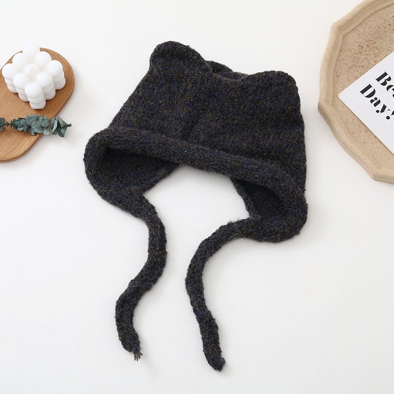 Cat Ear Wool Hat — women's hats accessories by Blnka Kollective