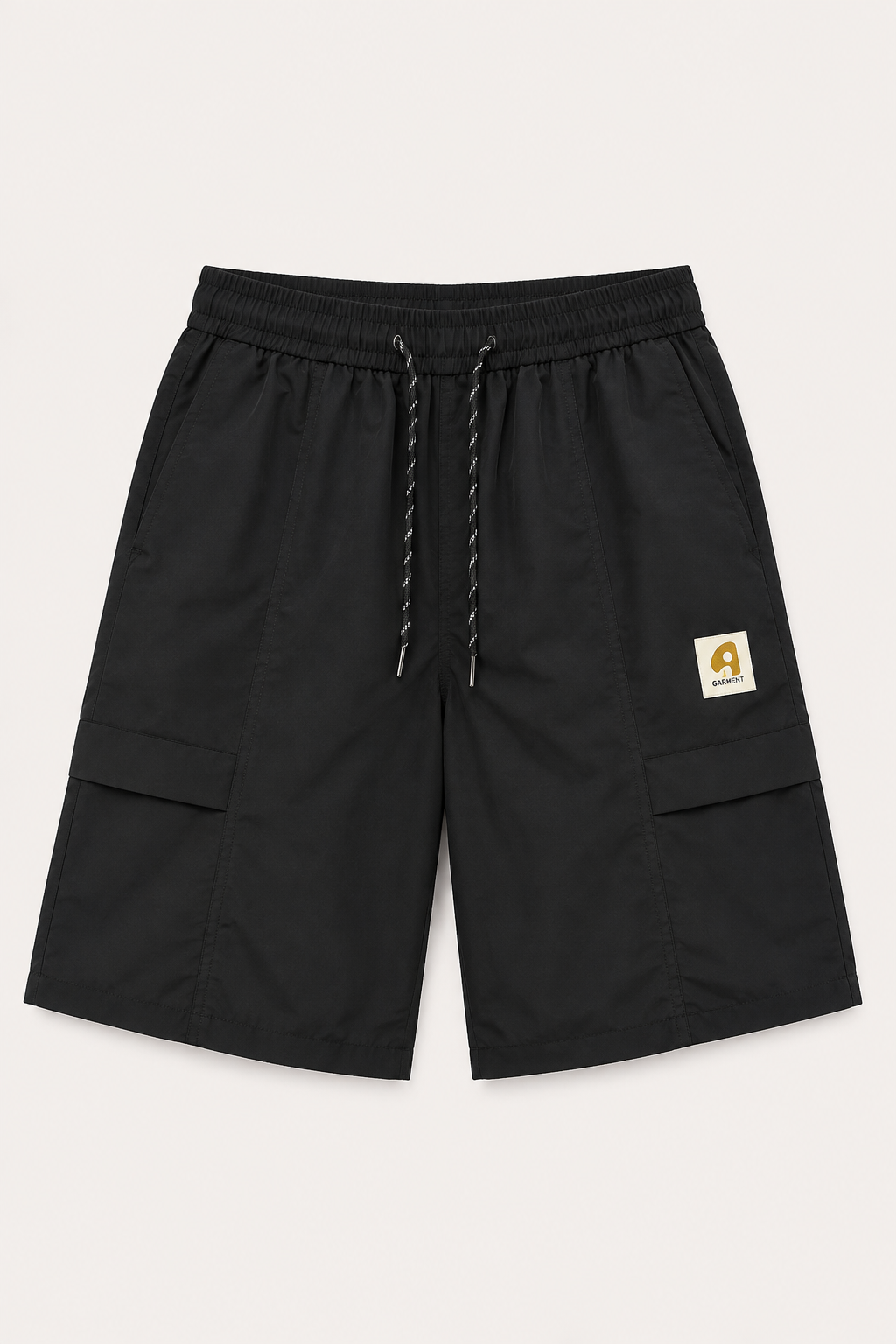 Pocket Cargo Shorts — men's black brown shorts by Blnka Kollective