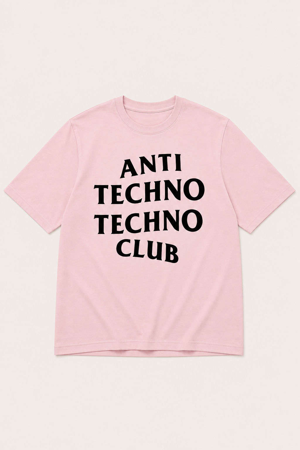 Anti Techno Tee — black graphic t-shirts by Blnka Kollective