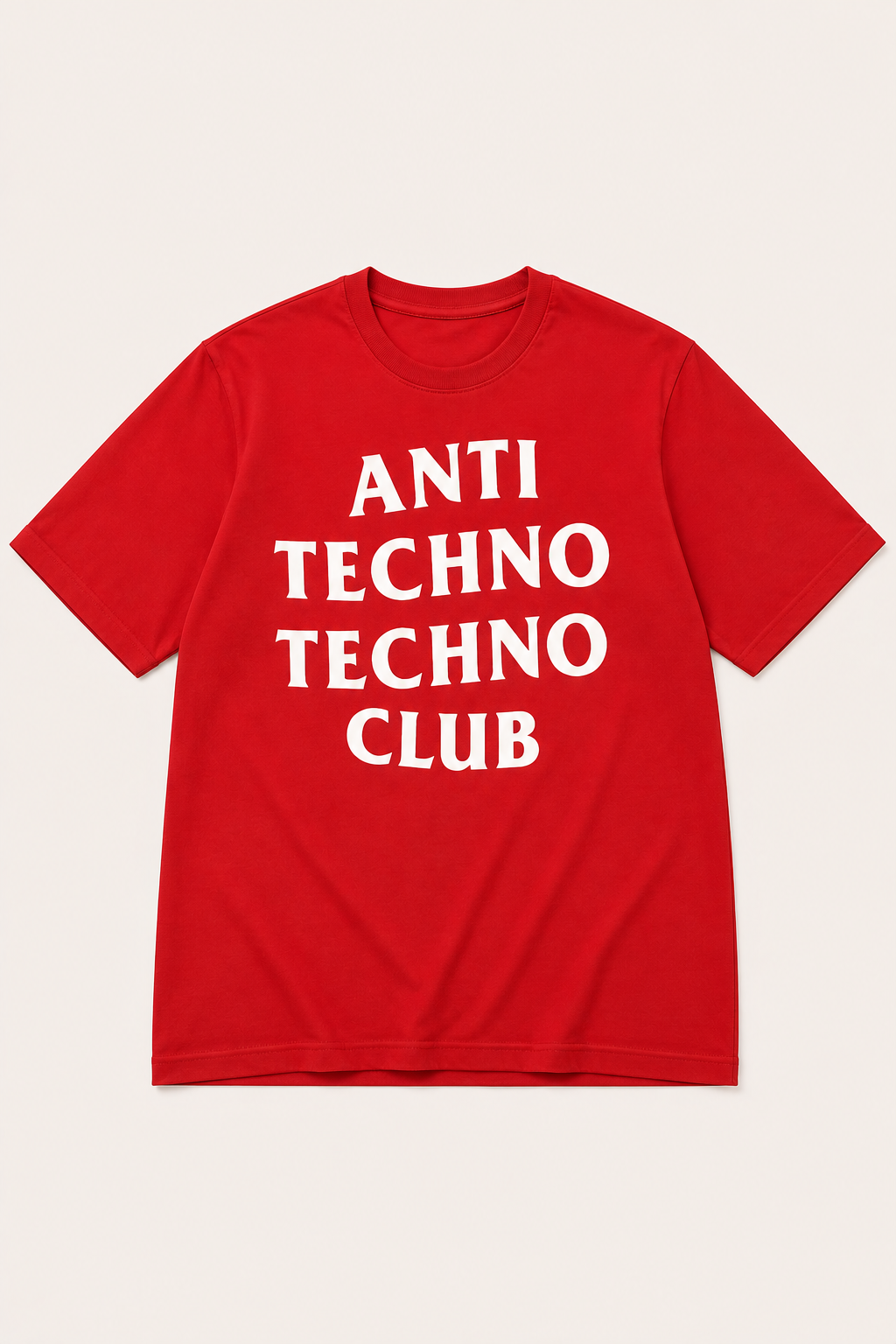 Anti Techno Tee — black graphic t-shirts by Blnka Kollective