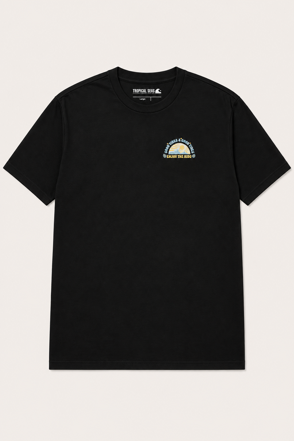 Enjoy The Ride Tee — black graphic t-shirts by Blnka Kollective