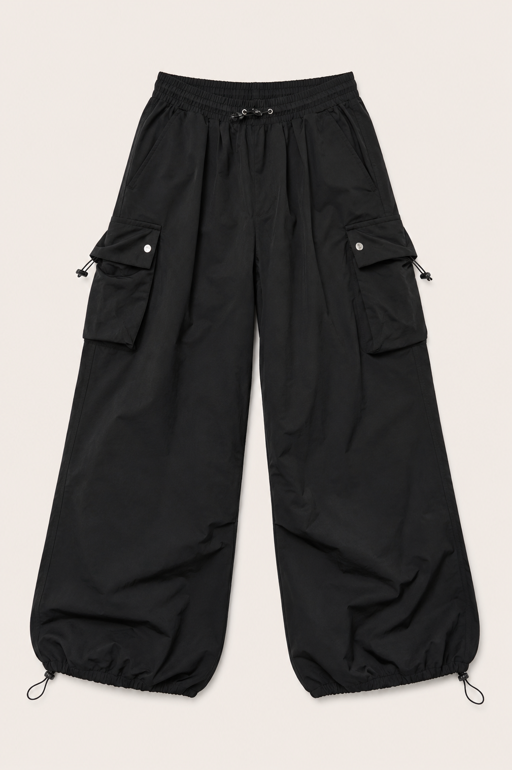 Black Cargo Pants — men's bottoms by Blnka Kollective